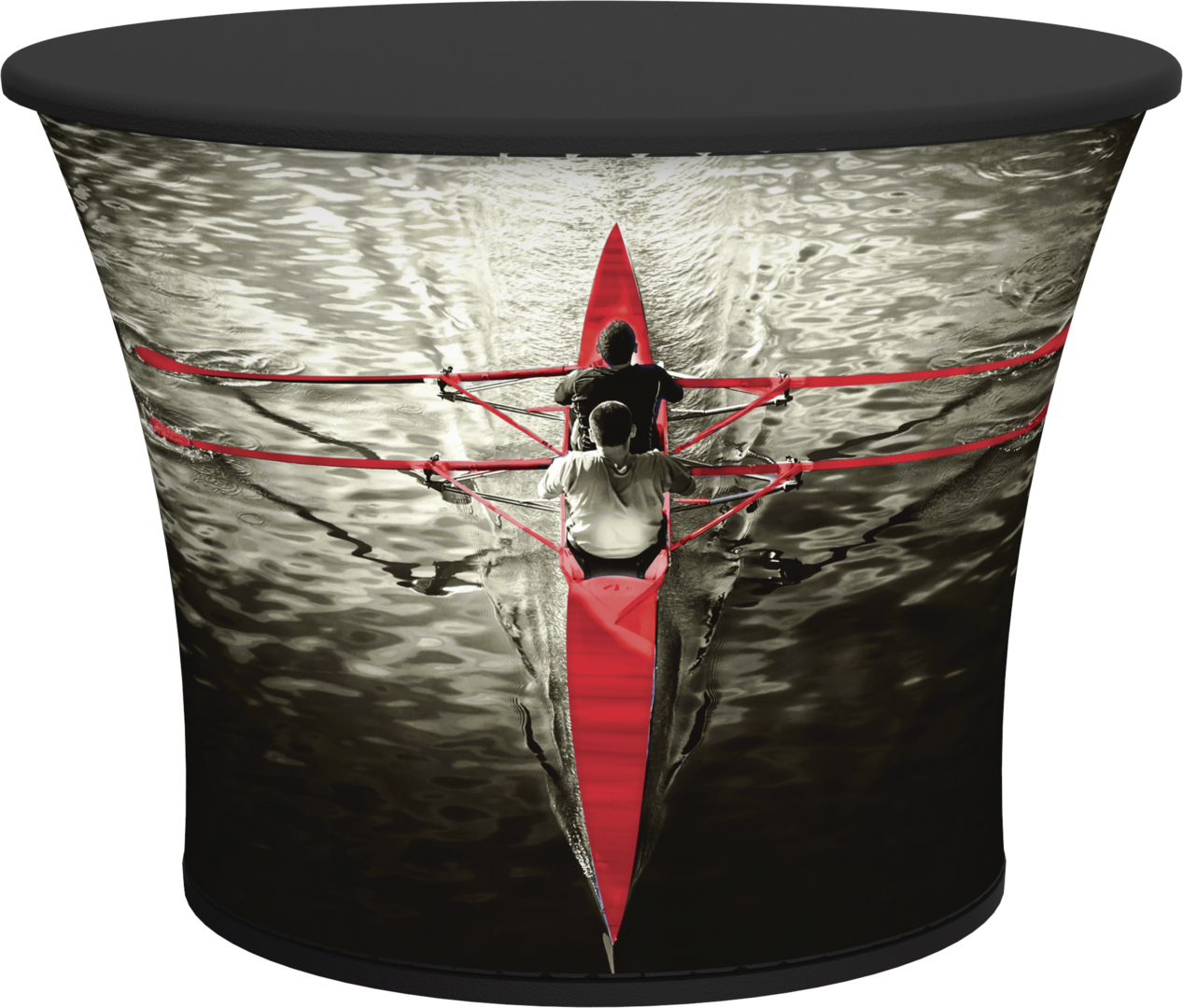 2ft x 3ft Formulate Oval Counter Custom Graphic (Hardware Only)