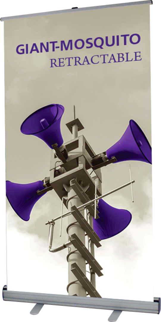 36in Giant Mosquito 920 Retractable Banner Stand (Vinyl Graphic Only)