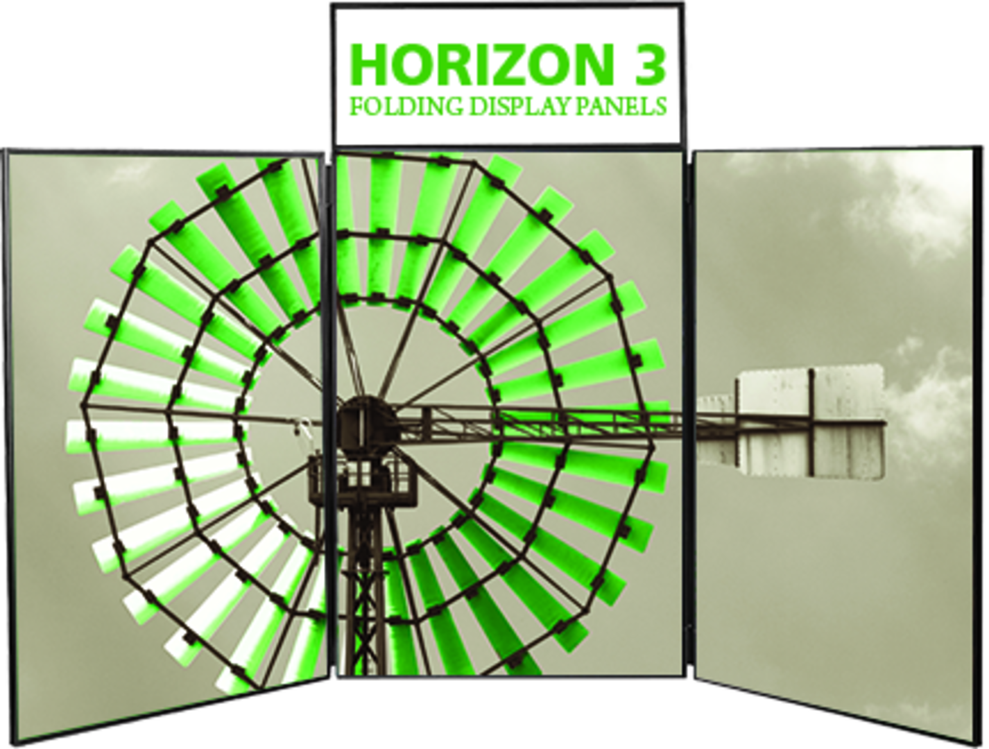 2ft x 1ft Horizon Folding Panel Display Header Panel (Graphic Package ...