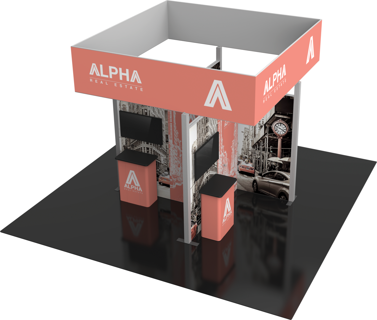 20ft x 20ft Hybrid Pro Modular Island Kit 26 (Hardware Only)