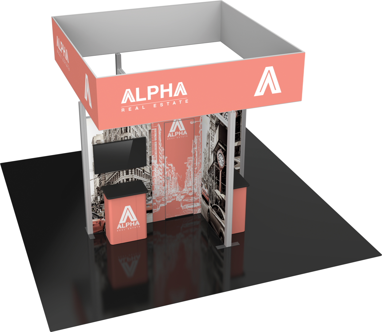 20ft x 20ft Hybrid Pro Modular Island Kit 26 (Hardware Only)