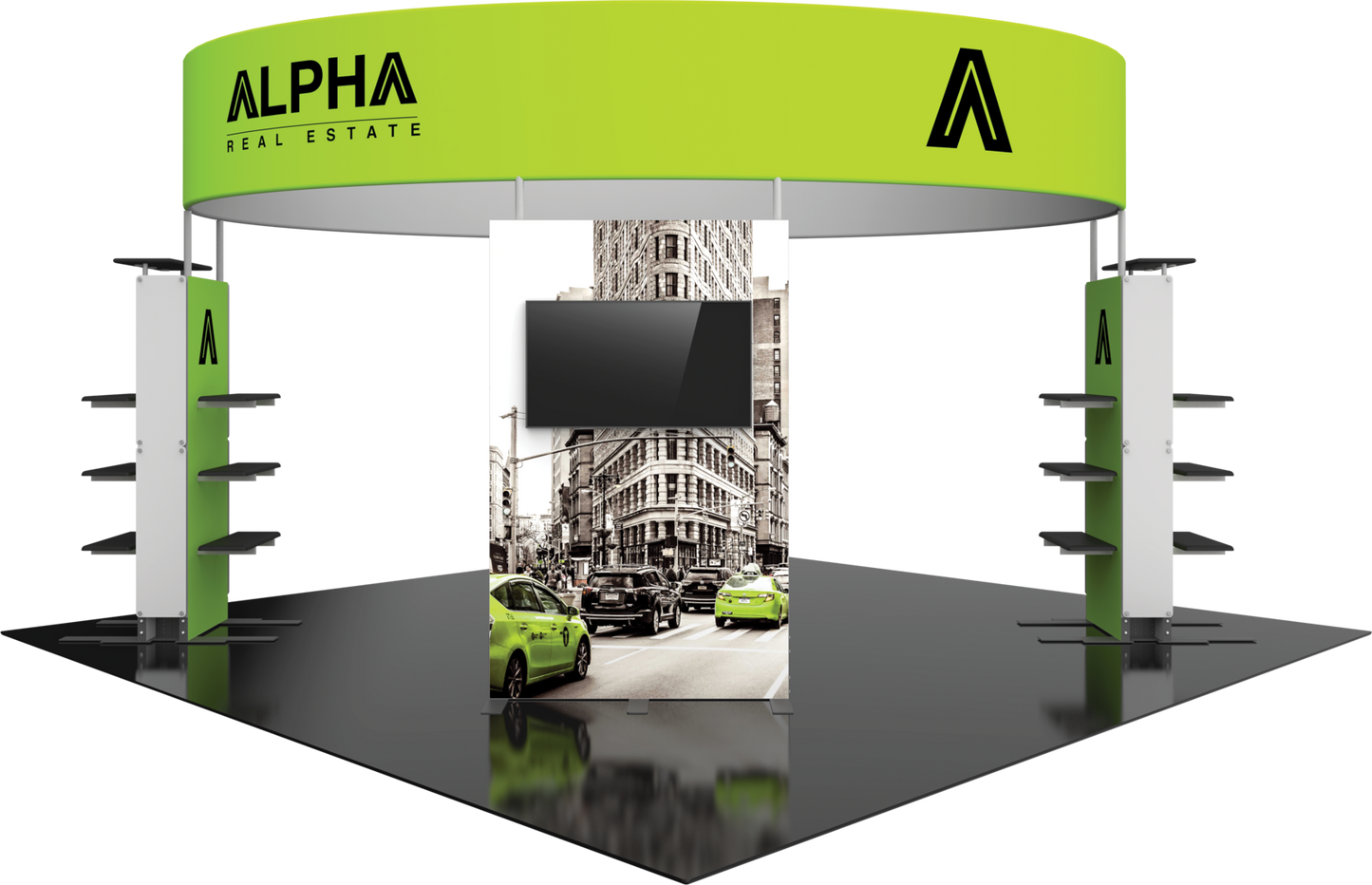 20ft x 20ft Hybrid Pro Modular Island Kit 32 (Graphic Package)