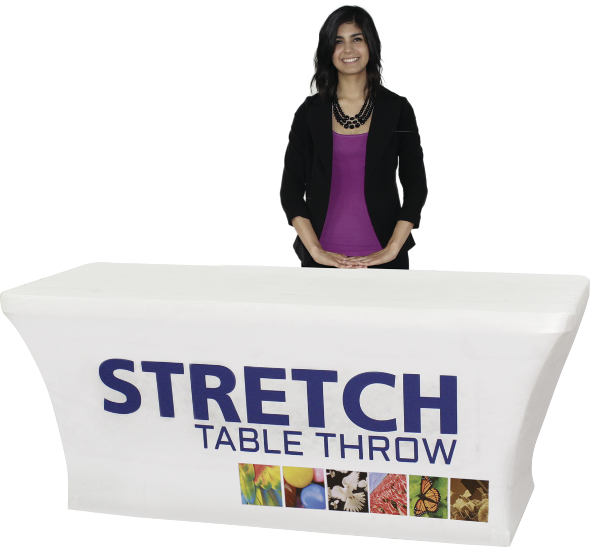 Sub Trable 4ft Stretch Dye Sub Table Throw Full – 123Displays
