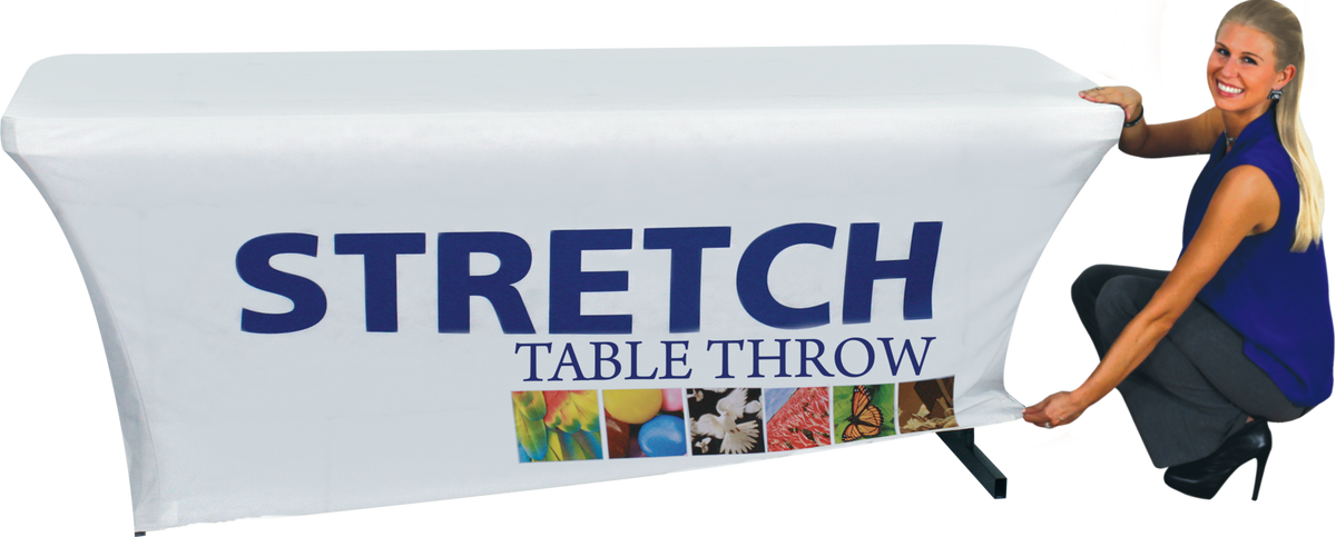 Sub Trable 4ft Stretch Dye Sub Table Throw Full (48
