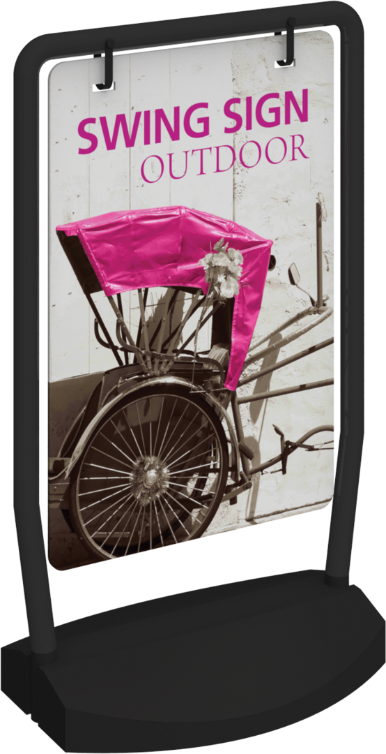 Swing Outdoor Sign Stand Double-Sided (Graphic Only)