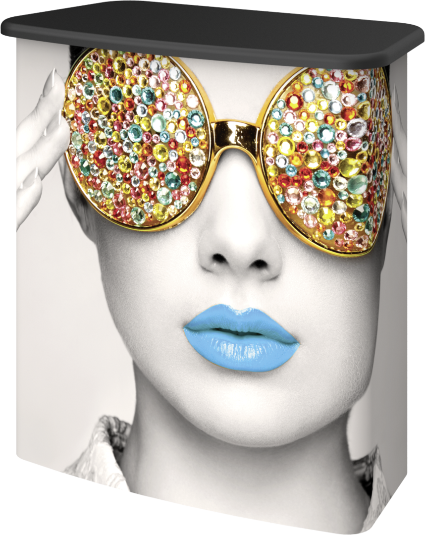 3ft x 3ft Vector Frame Counter 03 Curved (Graphic Package)