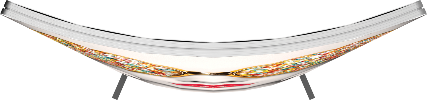 6ft x 8ft Vector Frame Convex Curved 03 Fabric Banner Display Double-Sided (Graphic Package)