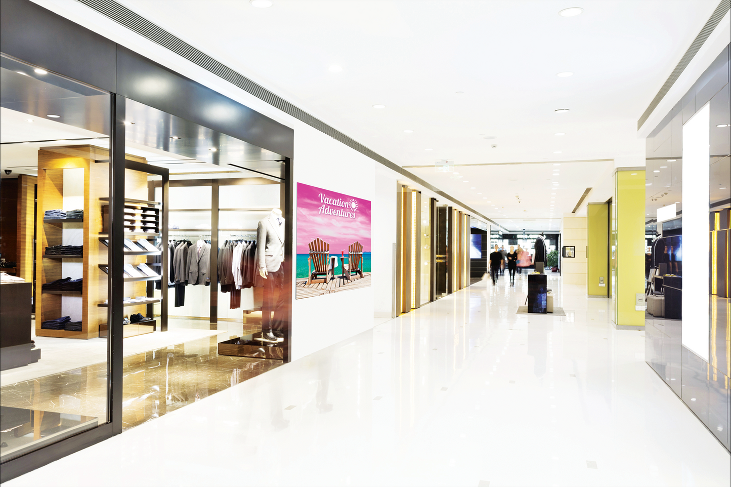 4ft x 4ft Vector Frame Edge S-04 Square Fabric Poster Display (Graphic Only)