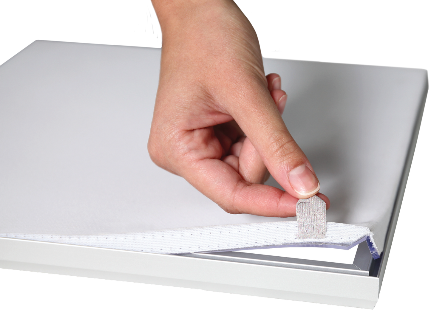 3ft x 3ft Vector Frame Edge S-03 Square Fabric Poster Display (Hardware Only)