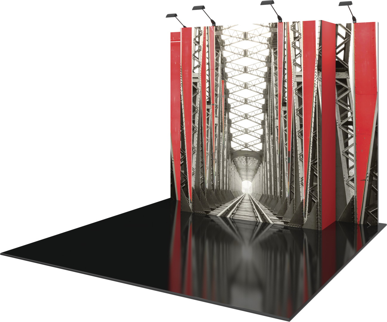 10ft x 10ft Vector Frame Master Modular Backwall Kit 04A (Hardware Only)