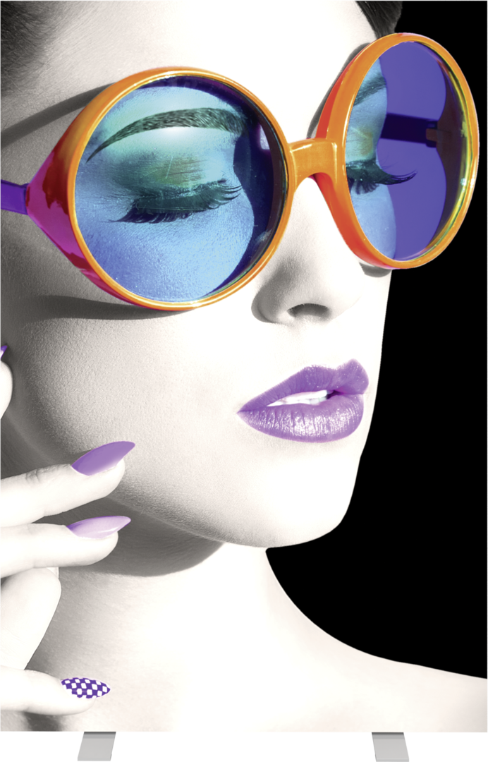 4ft x 6ft Vector Frame Essential Light Box Rectangle 03 Single-Sided (Graphic Package)