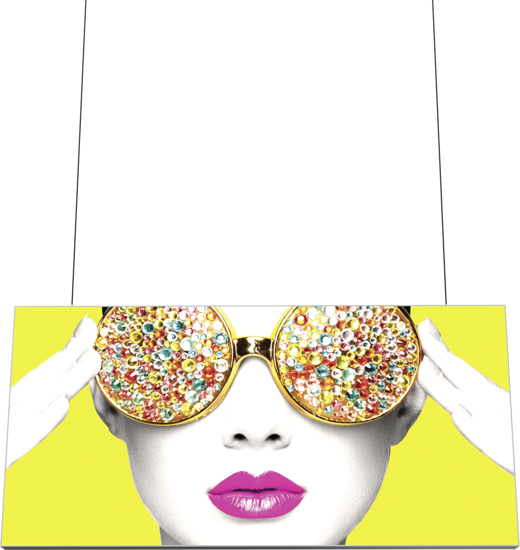 10ft x 5ft Vector Frame Hanging Light Box Single-Sided (Graphic Package)