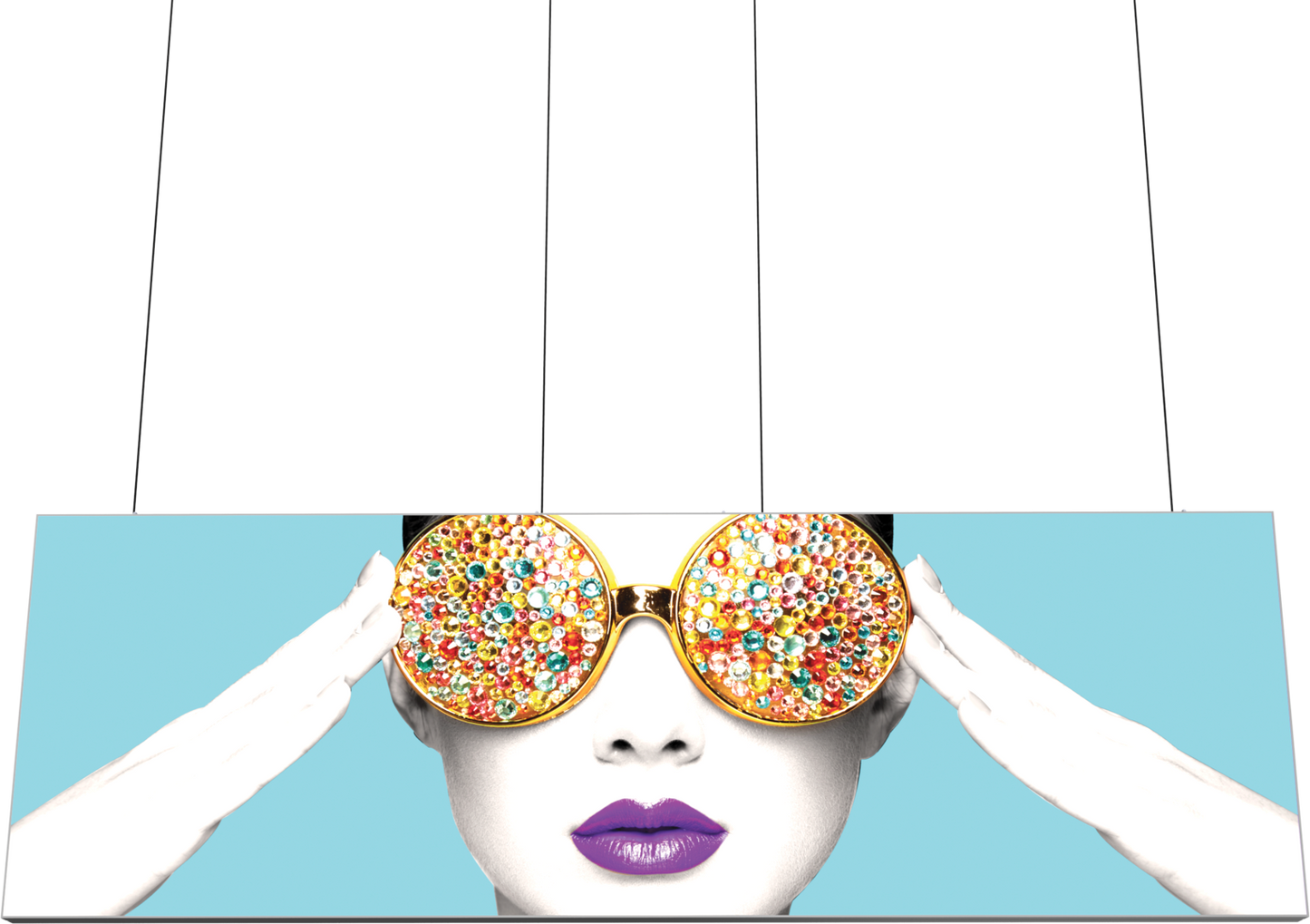 15ft x 5ft Vector Frame Hanging Light Box (Hardware Only)