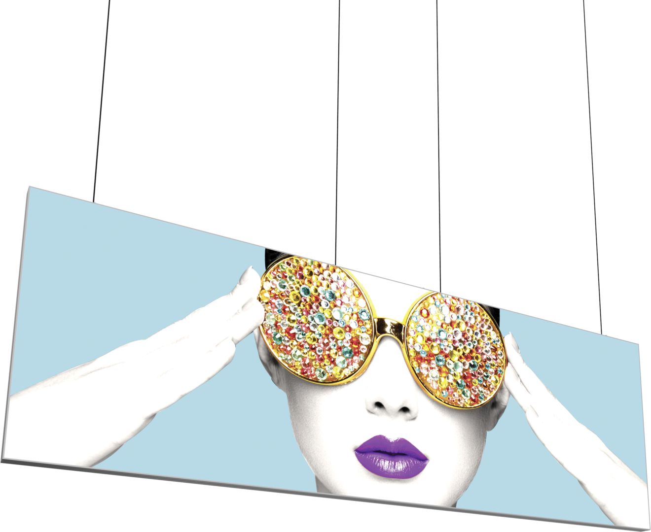 15ft x 5ft Vector Frame Hanging Light Box (Hardware Only)