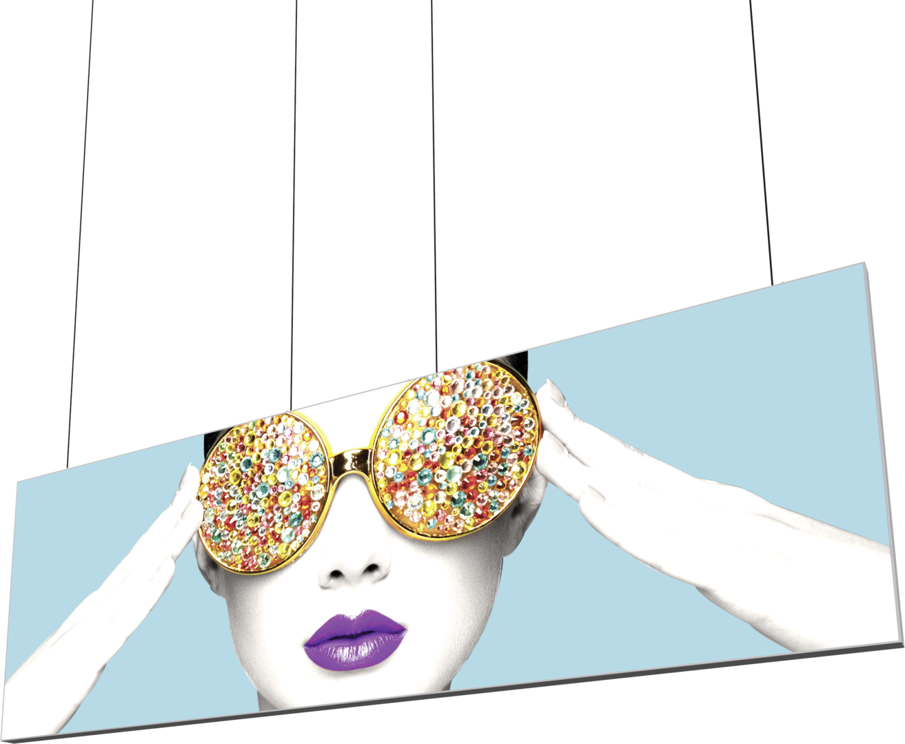 15ft x 5ft Vector Frame Hanging Light Box (Hardware Only)