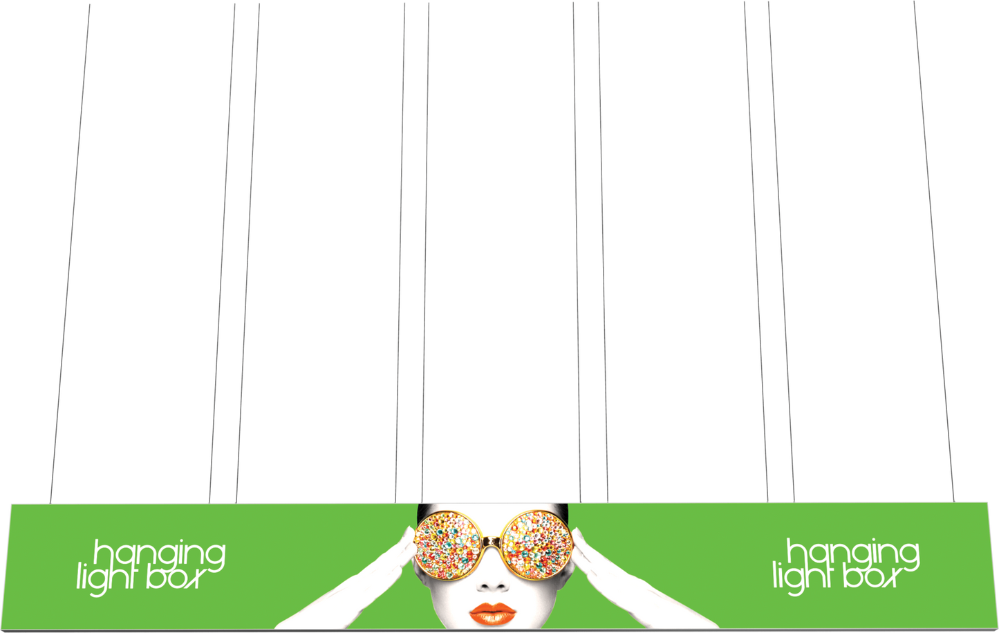 30ft x 4ft Vector Frame Hanging Light Box (Hardware Only)