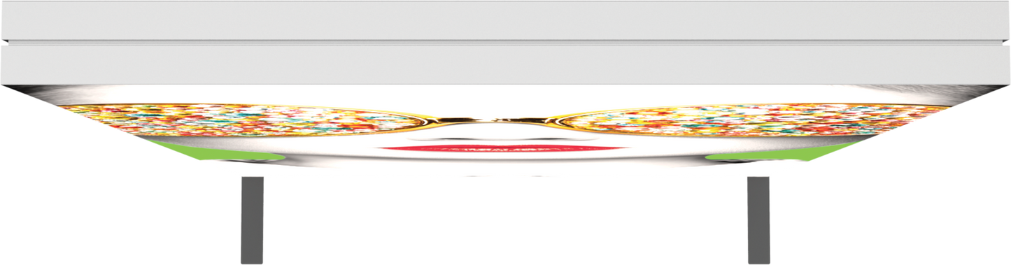 4ft x 8ft Vector Frame Light Box Rectangle 04 Fabric Banner Display Single-Sided (Graphic Only)