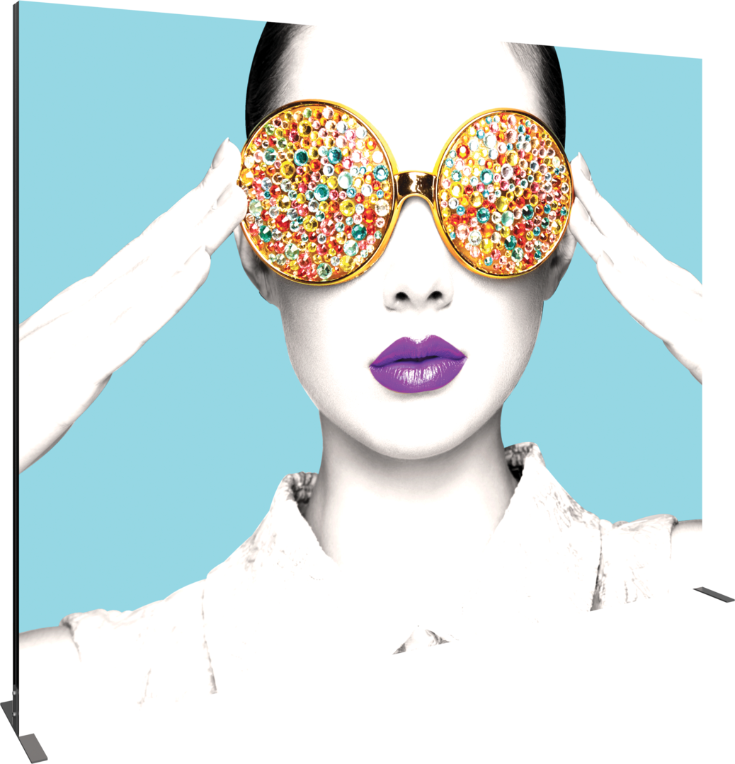 10ft x 8ft Vector Frame Light Box Rectangle 05 Fabric Banner Display Double-Sided (Graphic Only)