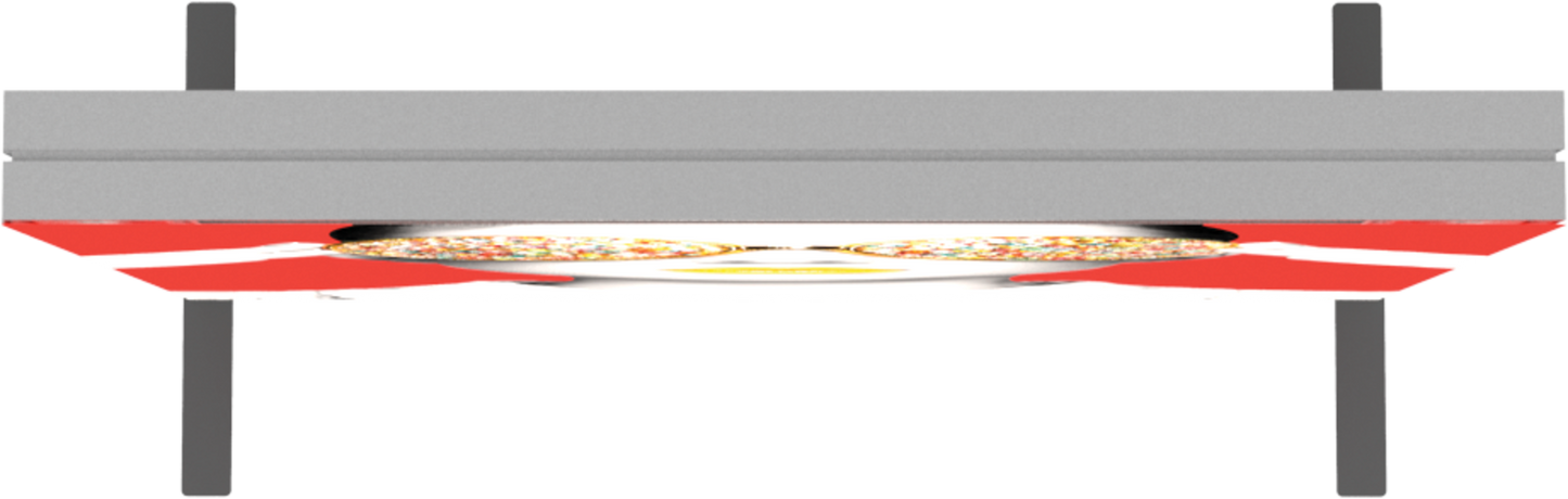 4ft x 4ft Vector Frame Light Box Square 02 Fabric Banner Display Single-Sided (Graphic Only)