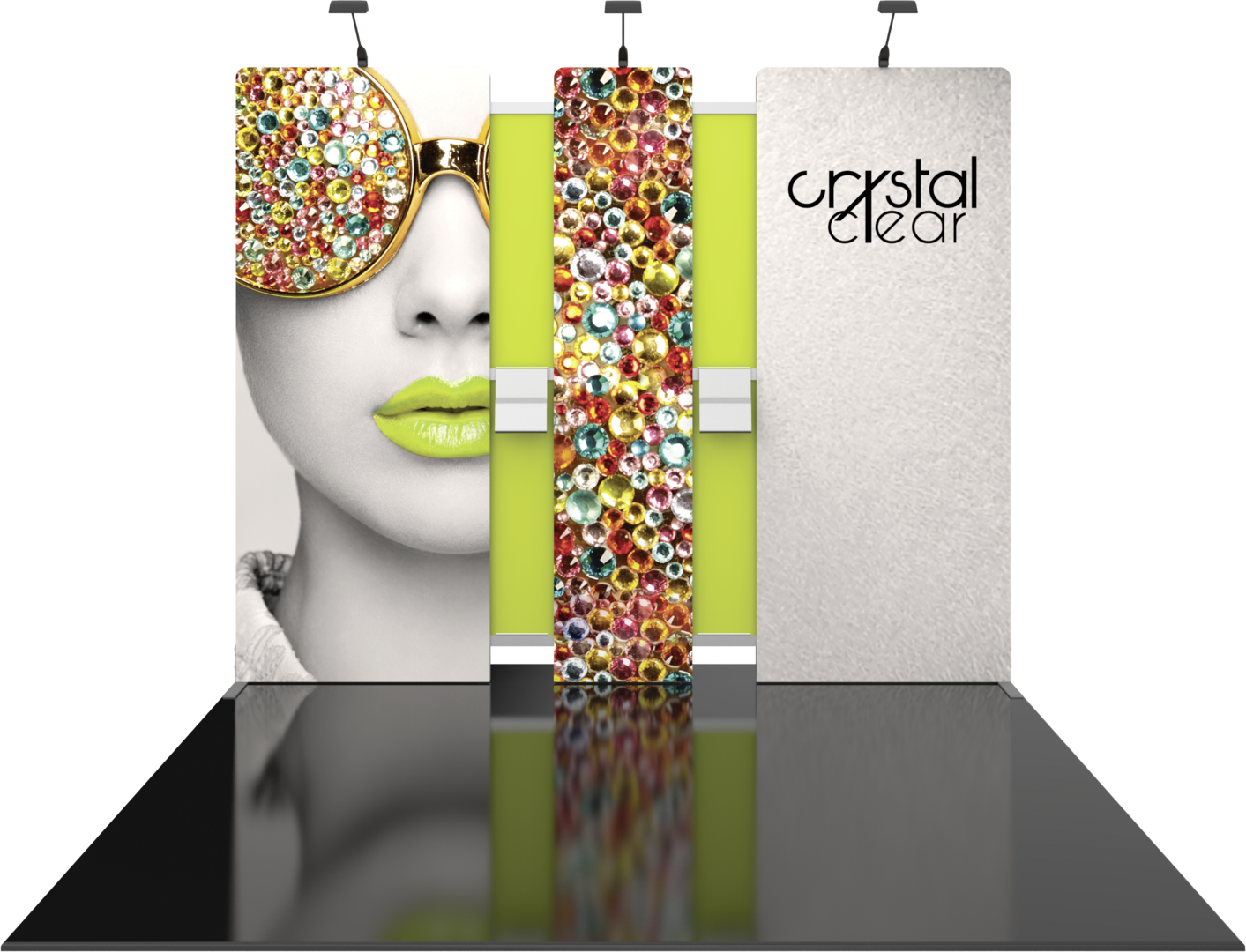 10ft x 10ft Vector Frame Master Modular Backwall Kit 13 (Hardware Only)