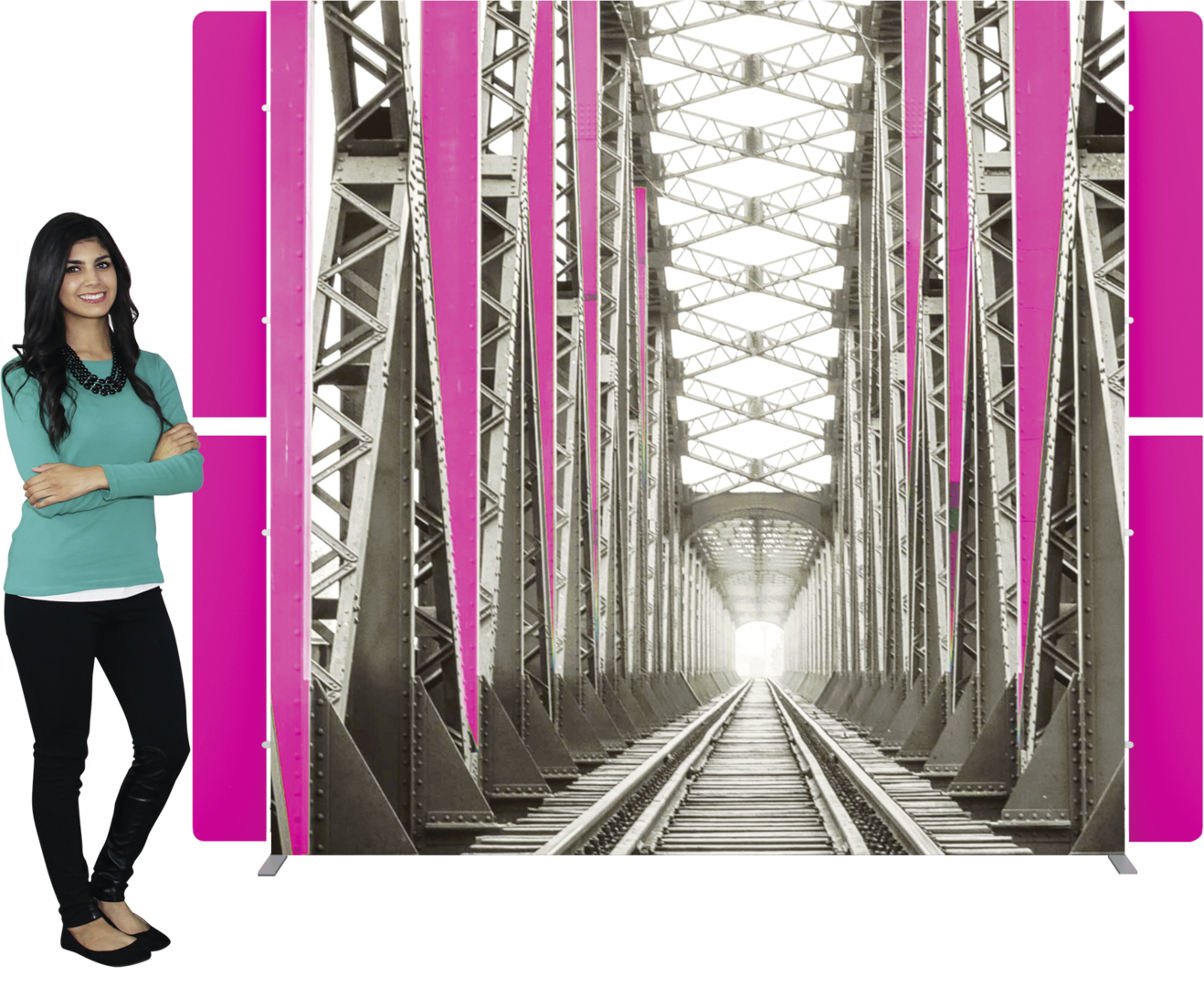 10ft x 10ft Vector Frame Master Modular Backwall Kit 15 (Hardware Only)