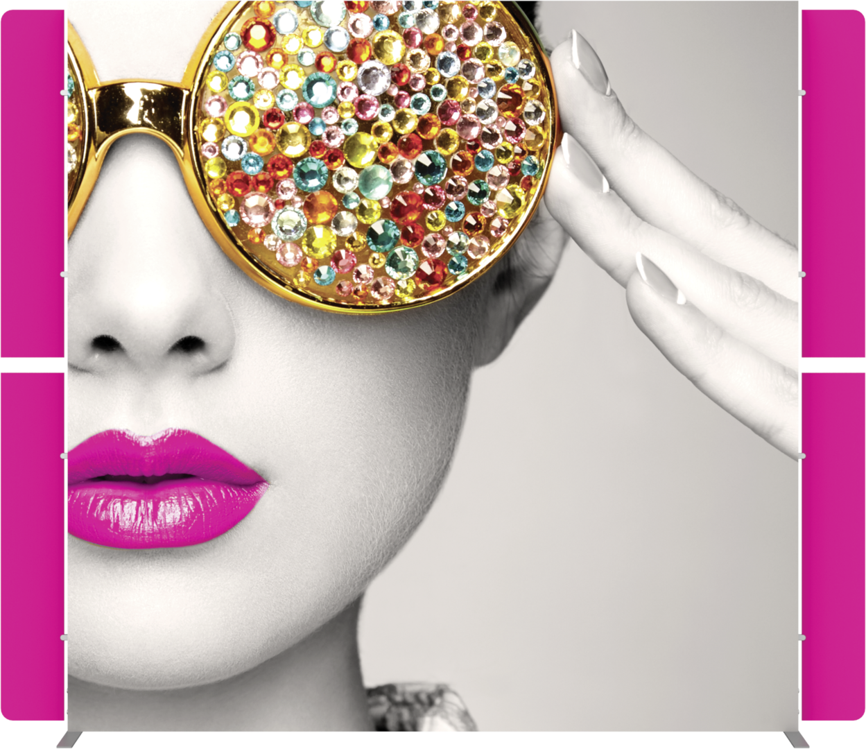 10ft x 10ft Vector Frame Master Modular Backwall Kit 15 (Hardware Only)