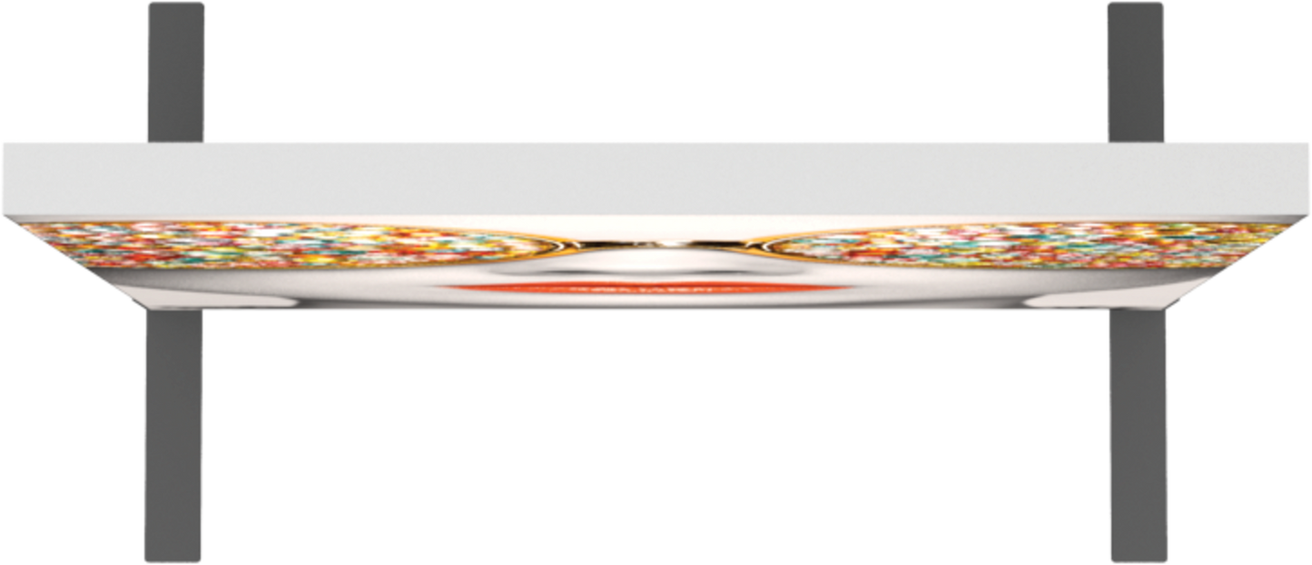 3ft x 4ft Vector Frame Rectangle 01 Fabric Banner Display Single-Sided Eclipse Blockout Fabric (Graphic Package)