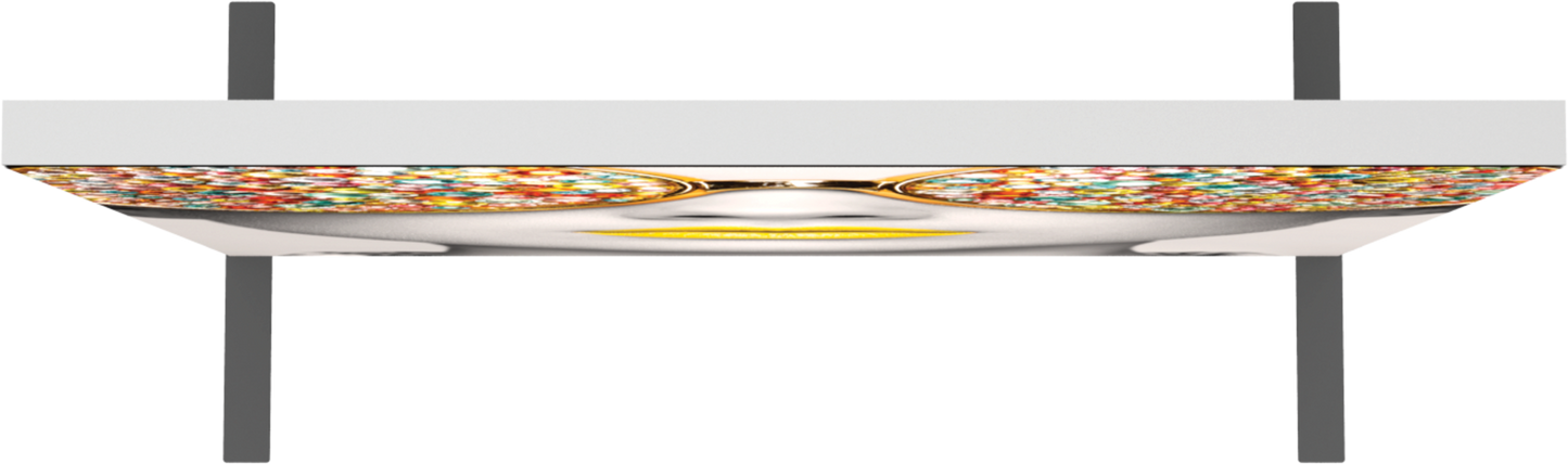 4ft x 4ft Vector Frame Square 02 Fabric Banner Display Single-Sided Eclipse Blockout (Graphic Only)